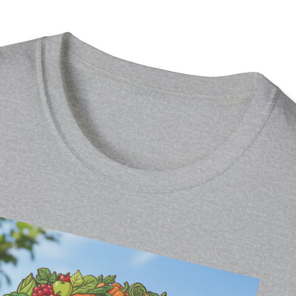 Vegan AF Garden Floral T‑Shirt — "I’m Vegan AF, Save Our Planet" Eco Floral Tee - ConsciousValues