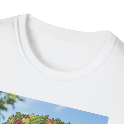 Vegan AF Garden Floral T‑Shirt — "I’m Vegan AF, Save Our Planet" Eco Floral Tee - ConsciousValues