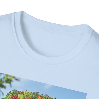 Vegan AF Garden Floral T‑Shirt — "I’m Vegan AF, Save Our Planet" Eco Floral Tee - ConsciousValues