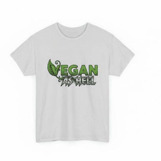 Vegan AF Gildan 5000 T Shirt! Show your vegan pride! - ConsciousValues