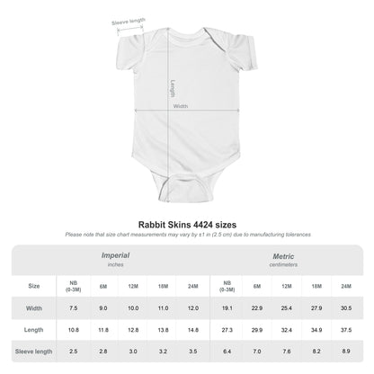 Vegan Baby Bodysuit - "Vegan & Heavy Metal AF" Green Leaf Infant bodysuit - ConsciousValues