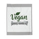 Vegan Heavy Metal AF Blanket | Velveteen Plush Blanket - ConsciousValues