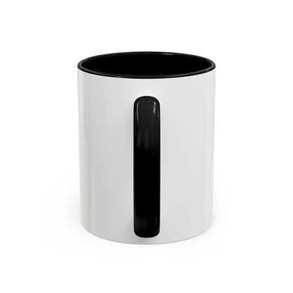 Vegan Heavy Metal Logo coffee mug with green leafy text and crossed lightning bolts on white ceramic