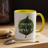 Vegan & Metal AF Coffee Mug - ConsciousValues