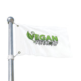 Vegan Metal AF Flag — Double - Sided Vegan Pride Banner - ConsciousValues
