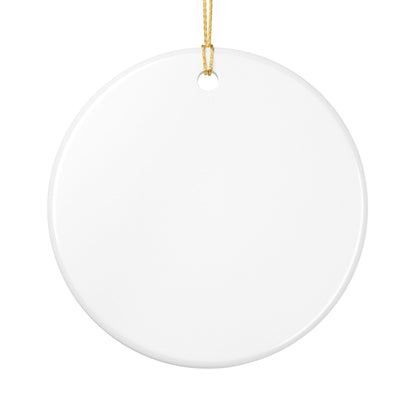 Vegan & Metal AF Leaf Graphic Ornament | Ceramic Decoration Ornament - ConsciousValues