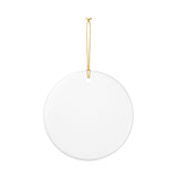 Vegan & Metal AF Leaf Graphic Ornament | Ceramic Decoration Ornament - ConsciousValues