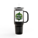 Vegan & Metal AF Travel Mug | 40oz Insulated Tumbler - ConsciousValues