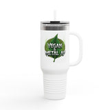 Vegan & Metal AF Travel Mug | 40oz Insulated Tumbler - ConsciousValues
