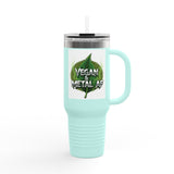Vegan & Metal AF Travel Mug | 40oz Insulated Tumbler - ConsciousValues