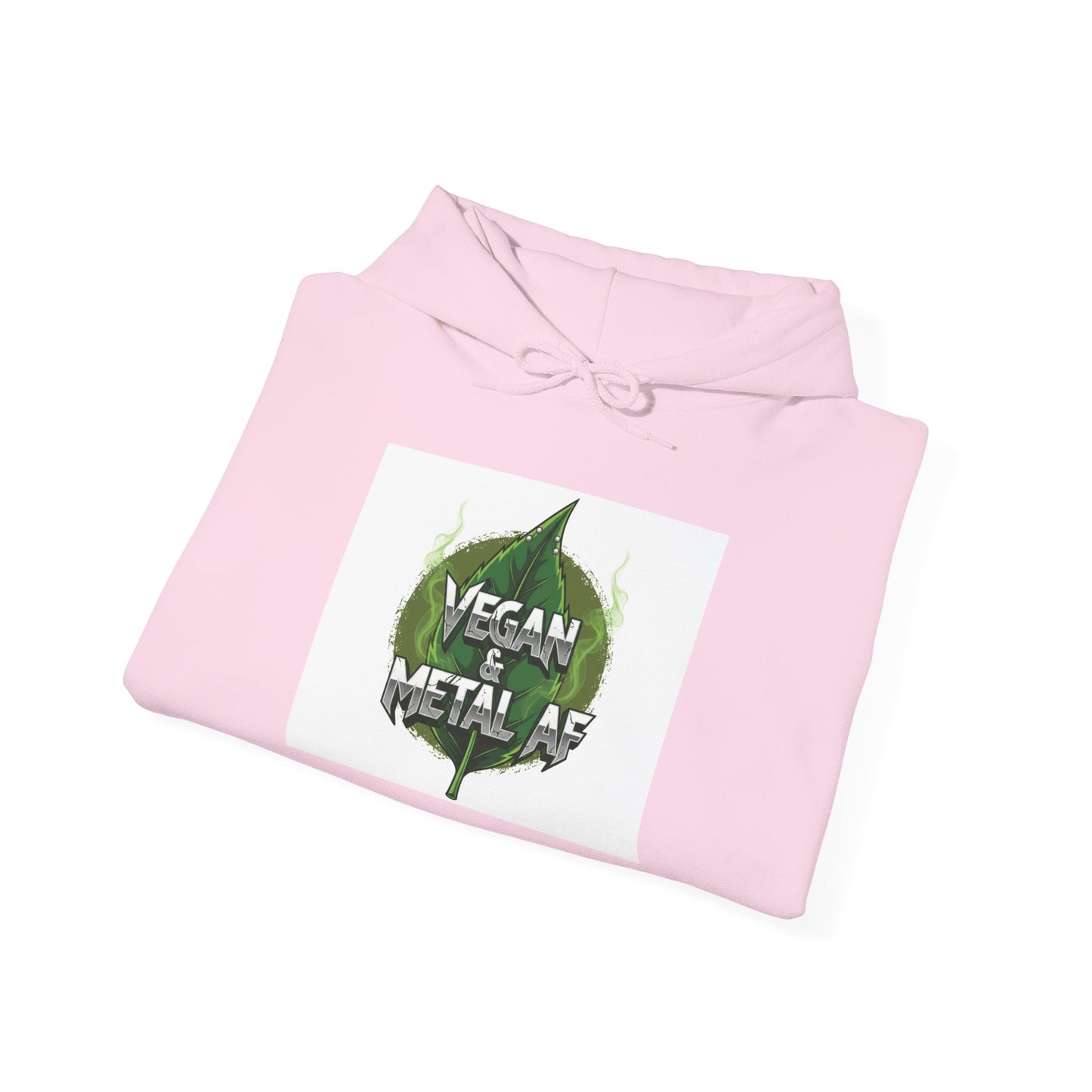 Vegan Metal Leaf Hoodie | Vegan Metal Heart Leaf Hoodie - ConsciousValues