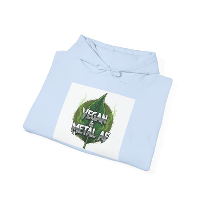 Vegan Metal Leaf Hoodie | Vegan Metal Heart Leaf Hoodie - ConsciousValues