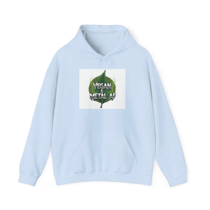 Vegan Metal Leaf Hoodie | Vegan Metal Heart Leaf Hoodie - ConsciousValues