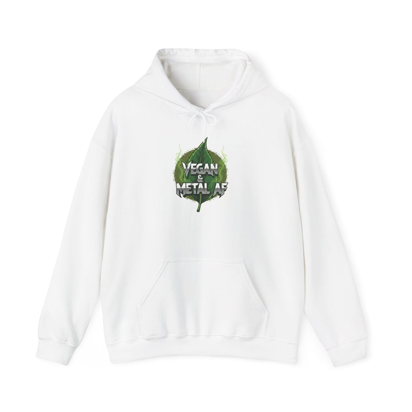 Vegan Metal Leaf Hoodie | Vegan Metal Heart Leaf Hoodie - ConsciousValues