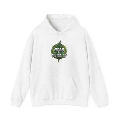 Vegan Metal Leaf Hoodie | Vegan Metal Heart Leaf Hoodie - ConsciousValues
