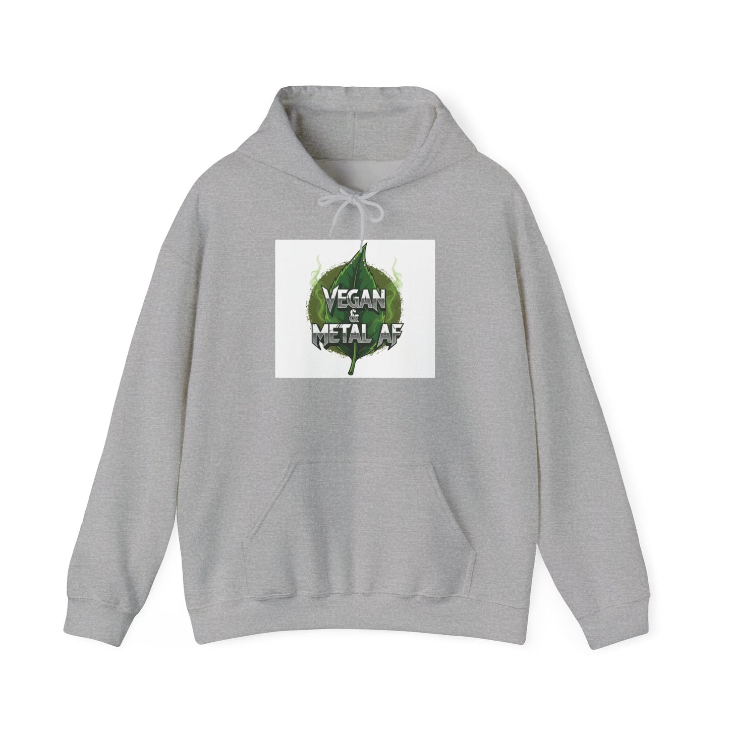 Vegan Metal Leaf Hoodie | Vegan Metal Heart Leaf Hoodie - ConsciousValues