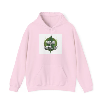 Vegan Metal Leaf Hoodie | Vegan Metal Heart Leaf Hoodie - ConsciousValues