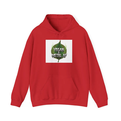 Vegan Metal Leaf Hoodie | Vegan Metal Heart Leaf Hoodie - ConsciousValues