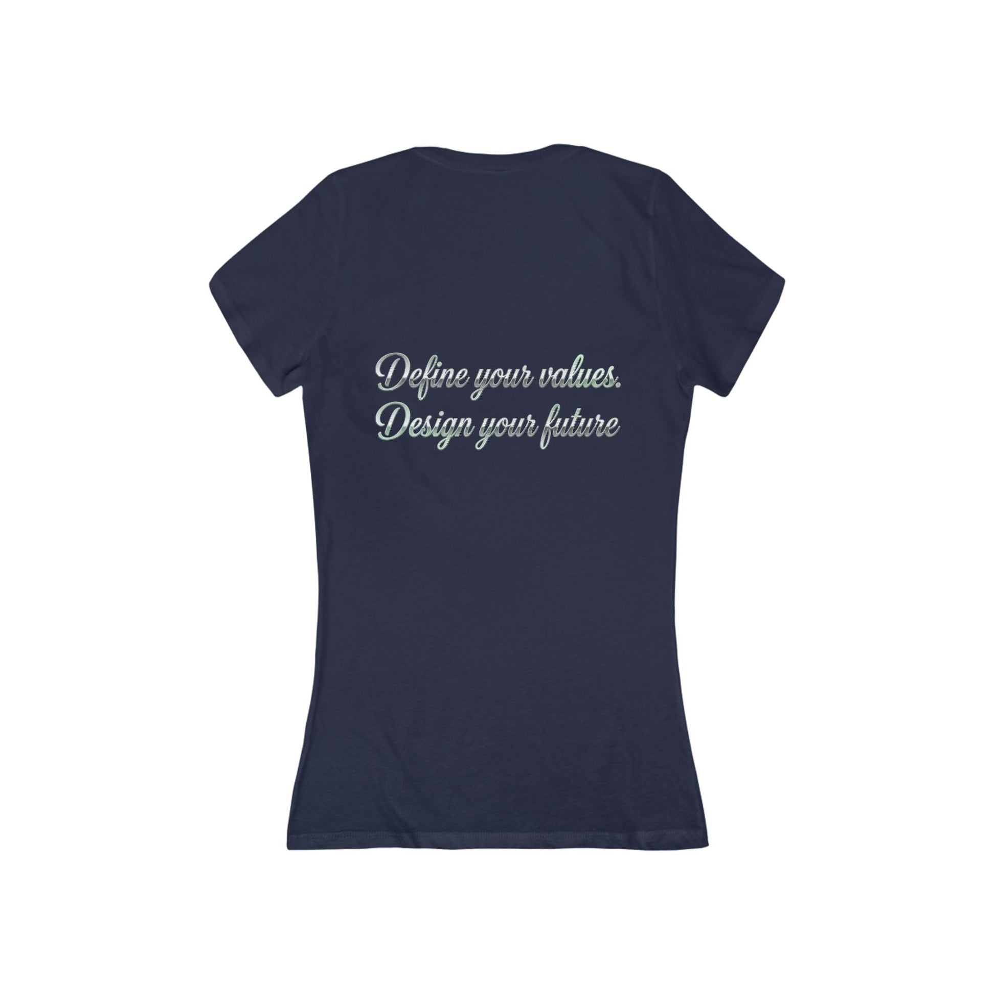 Vegan Pride V - Neck Tee — "Design Your Values, Design Your Future" - ConsciousValues