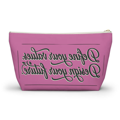 Vegan Slogan Accessory Pouch makeup bag w T - bottom - ConsciousValues