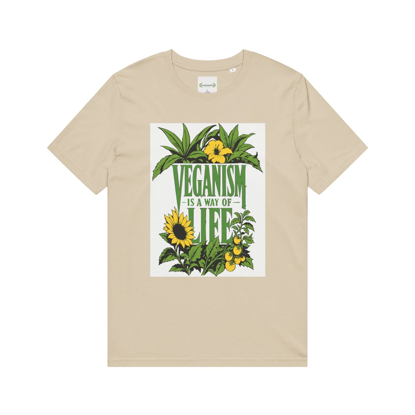 Veganism Is a Way of Life T-Shirt — Vegan Pride Slogan Plant-Based Tee - ConsciousValues