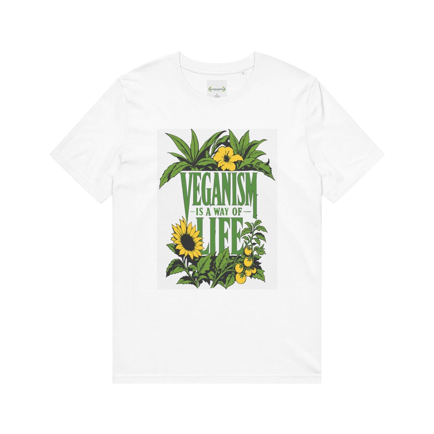 Veganism Is a Way of Life T-Shirt — Vegan Pride Slogan Plant-Based Tee - ConsciousValues