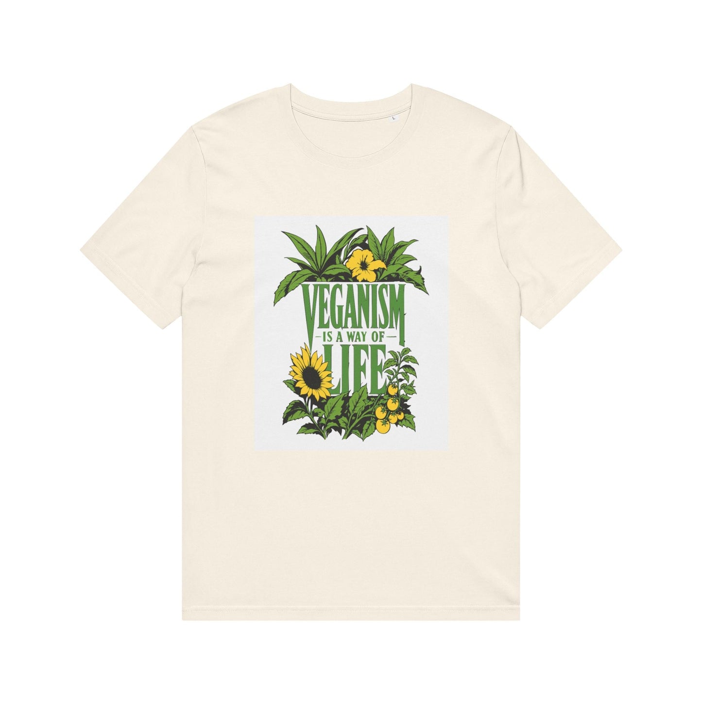 Veganism Is a Way of Life T-Shirt — Vegan Pride Slogan Plant - Based Tee - ConsciousValues