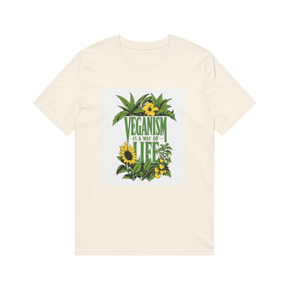 Veganism Is a Way of Life T-Shirt — Vegan Pride Slogan Plant - Based Tee - ConsciousValues