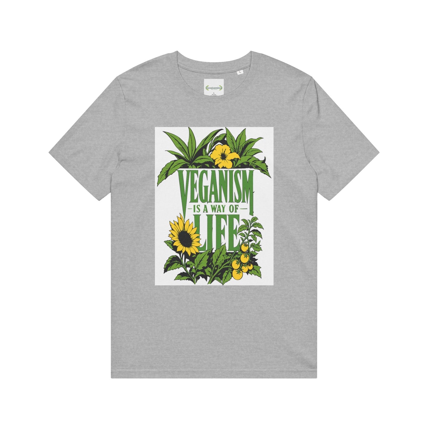 Veganism Is a Way of Life T-Shirt — Vegan Pride Slogan Plant-Based Tee - ConsciousValues