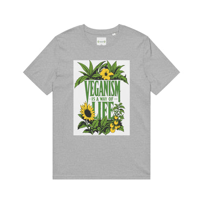 Veganism Is a Way of Life T-Shirt — Vegan Pride Slogan Plant-Based Tee - ConsciousValues
