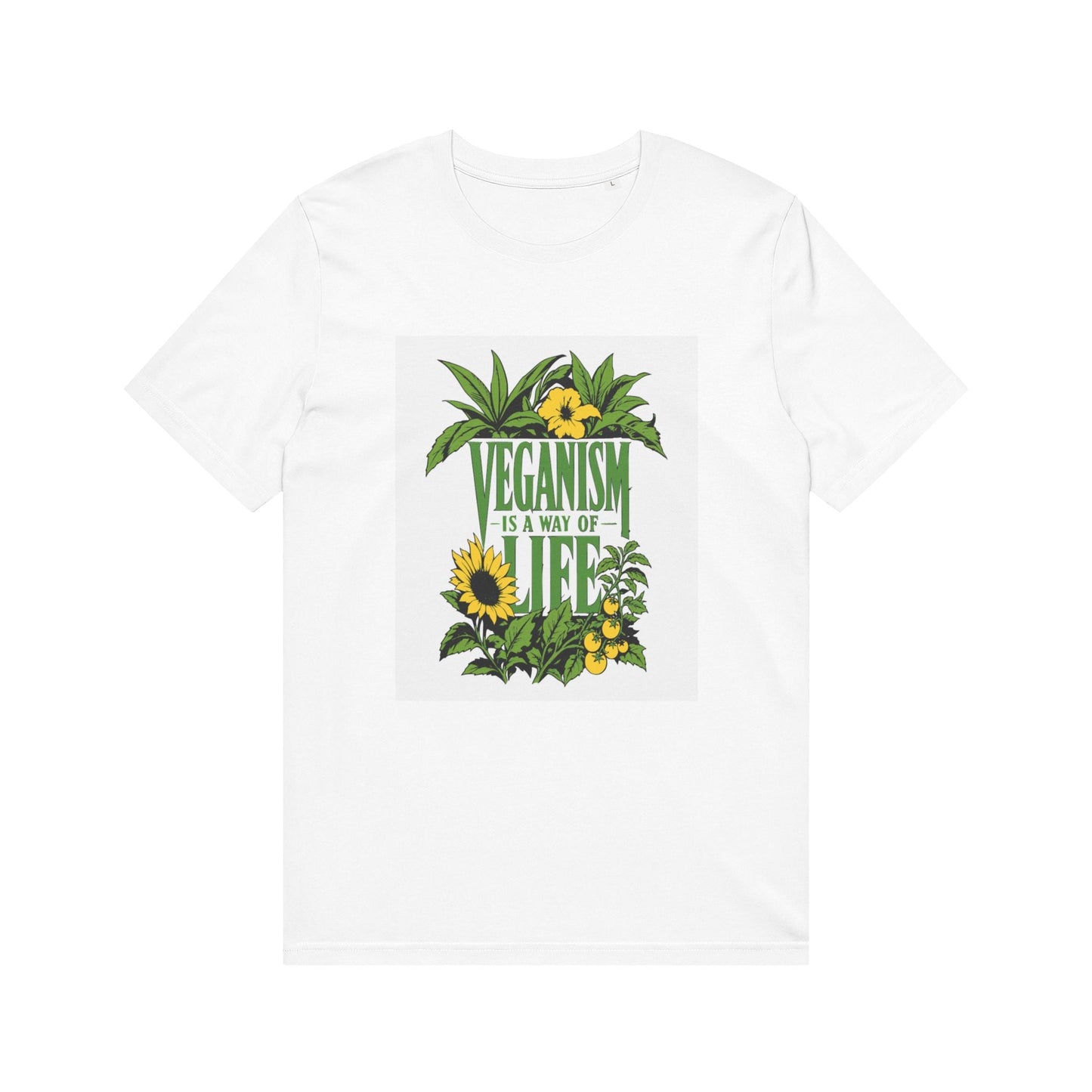 Veganism Is a Way of Life T-Shirt — Vegan Pride Slogan Plant - Based Tee - ConsciousValues