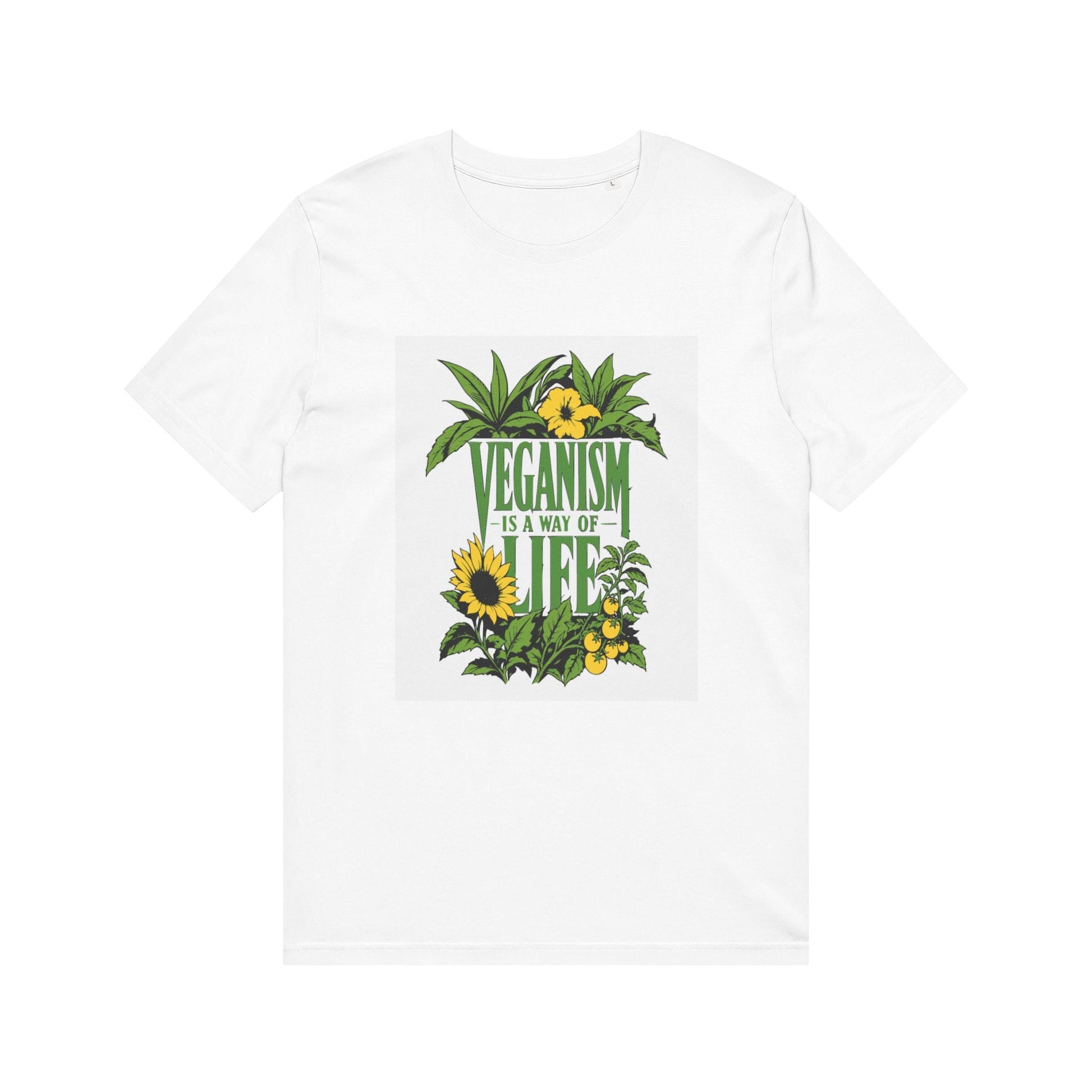 Veganism Is a Way of Life T-Shirt — Vegan Pride Slogan Plant - Based Tee - ConsciousValues