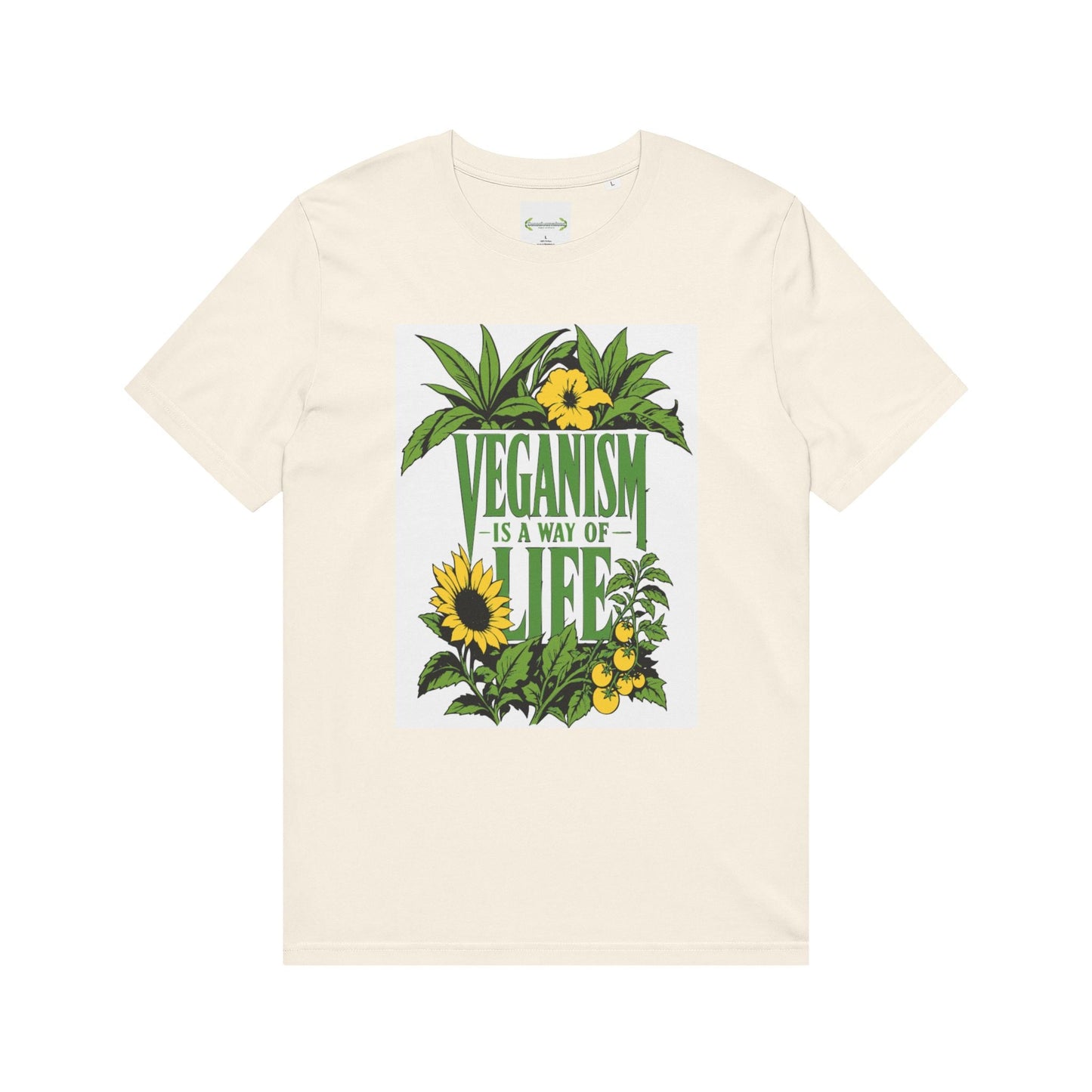 Veganism Is a Way of Life T-Shirt — Vegan Pride Slogan Plant-Based Tee - ConsciousValues