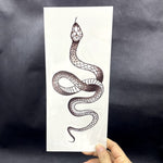 Big Size Black Snake Temporary Tattoo For Women & Men! - ConsciousValues