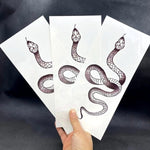 Big Size Black Snake Temporary Tattoo For Women & Men! - ConsciousValues