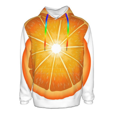 Colorful "Orange" design vegan hoodie! - ConsciousValues