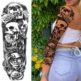 Full Arm Temporary Tattoos Sleeves For Men Women! - ConsciousValues