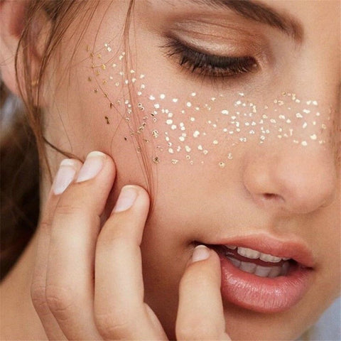 Gold Face Freckles Makeup Stickers! Sparkle at the club or anywhere now! - ConsciousValues