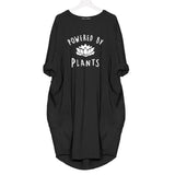 Powered by Plants Vegan Long T-Shirt or Nightgown! - ConsciousValues