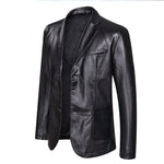 Vegan Faux Leather Men's Suit Type Jacket for Anytime Style! - ConsciousValues