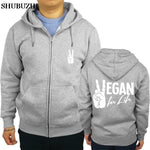 Vegan for life! Men's Hoodie... Get Yours NOW! - ConsciousValues